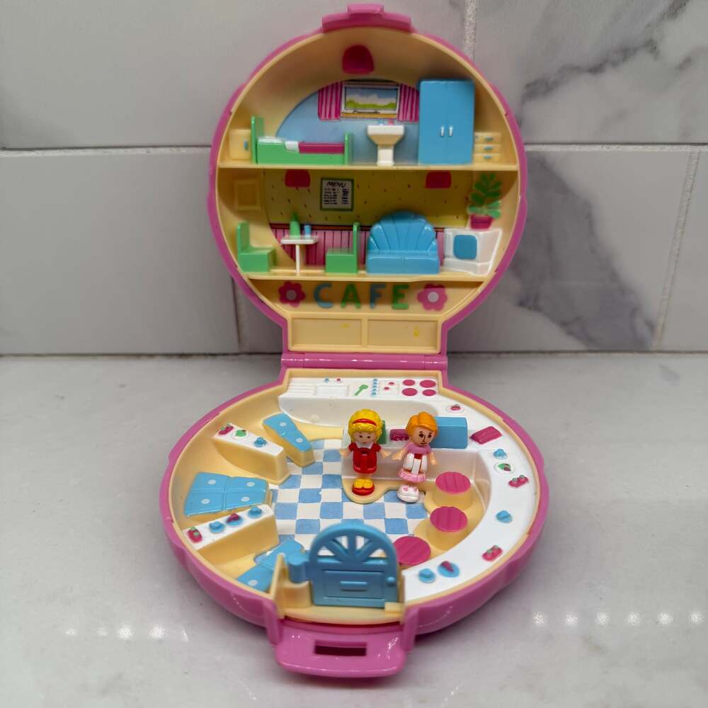 Vintage Polly Pocket Cafe - Complete Set - 1989 - Bluebird Toys